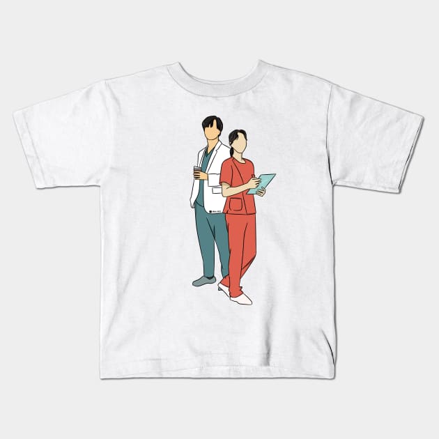 Daily Dose of Sunshine Korean Drama Kids T-Shirt by kart-box